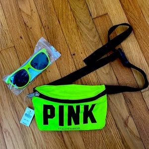 PINK Fanny Pack (neon yellow)